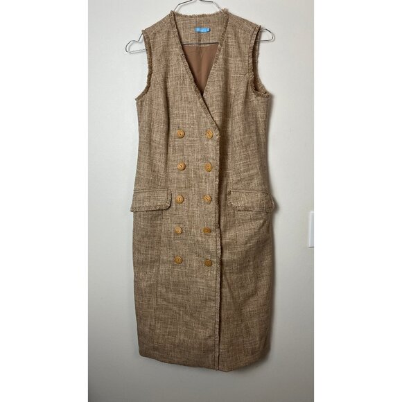 J. McLaughlin Dresses & Skirts - J.MCLAUGHLIN SAFARI WRAP DRESS 4/6